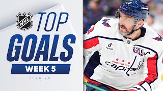 NHL Top Goals of the Week  202425  Week 5 [upl. by Noryt]