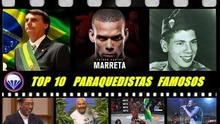 TOP 10  Paraquedistas Famosos [upl. by Suoicerpal810]