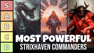 The Most Powerful Commanders of Strixhaven  Power Tier List  C21  Overpowered  EDH  MTG [upl. by Ahsimot1]