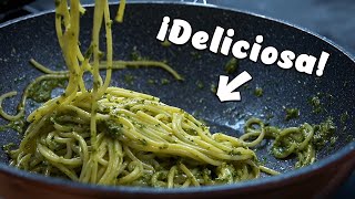 Pasta al pesto como un auténtico italiano  Receta Original [upl. by Enymsaj]