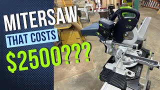 Unveiling Festool KSC60 Miter Saw Is it Worth 2500 [upl. by Schild]