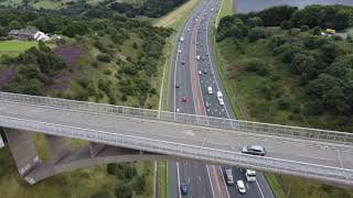 Scammonden Bridge M62 [upl. by Ihskaneem]