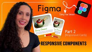 Figma Tutorial How to Create Responsive Cards  StepbyStep Auto Layout Guide [upl. by Kristyn]