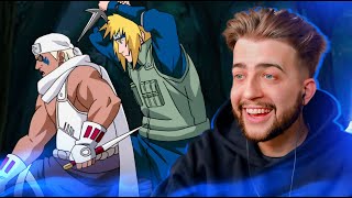 MINATO VS KILLER BEE amp RAIKAGE Naruto Shippuden Episode 282283 Reaction [upl. by Dacie]