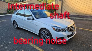 Mercedes E class W212 intermediate shaft bearing replacement [upl. by Abell]