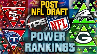 2024 NFL Power Rankings Post NFL Draft Edition [upl. by Cohin]