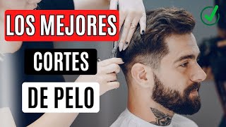 Cómo DISIMULAR poco PELO ✂ Cortes de pelo para hombres con ENTRADAS ✅ [upl. by Shirline]