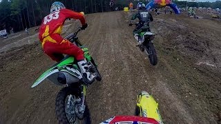 HELMET CAM Matt Burkeen  250 Pro Sport Main Event  Mini Os 2013 MXPTV [upl. by Tselec205]