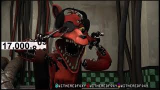 Withered foxy jumps at setup [upl. by Lydnek]