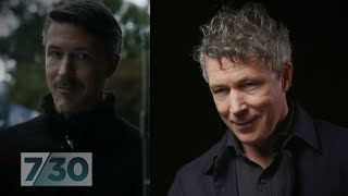 Game of Thrones Littlefinger actor Aidan Gillen on playing a charming sociopath  730 [upl. by Litton521]