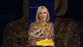 Cate Blanchett Shares Why She Chose Birkenstock Over Crocs 😅 CateBlanchett shorts [upl. by Daub189]