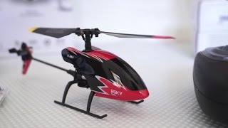 Micro Electric RC helicopter with CC3D ESKY 150X [upl. by Ordway505]