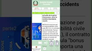 patenteb bambara italiano francese quizn2 Assicurazione RCA e altre forme di assicurazione [upl. by Naid]