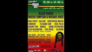 Black Uhuru Michael Rose amp Duckie Simpson  Party In Session  Reggae Geel 2017 [upl. by Carissa740]