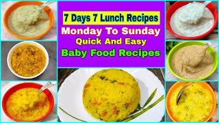 Baby Food Recipes For 1 Year To 3 Years Old  Weight Gaining Lunch For Baby  Healthy Food Bites [upl. by Ginger]