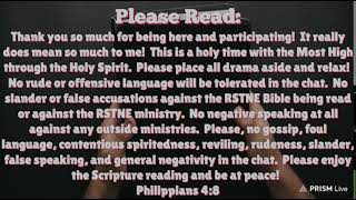 Genesis 1 RSTNE Scripture Reading Live Streams Day 1 Bible on Audio [upl. by Peih]