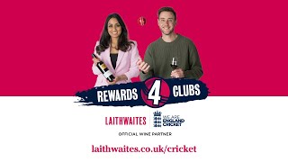 REWARDS4CLUBS  Supporting Grassroots Cricket  Official Wine Partner For England Cricket [upl. by Lancelle]