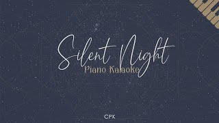 Silent Night  Piano Karaoke Higher Key of C [upl. by Gredel99]