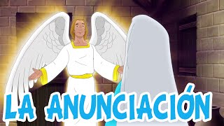 La Anunciación El ángel Gabriel se aparece a María  Hermano Zeferino 07 clip [upl. by Hniht678]