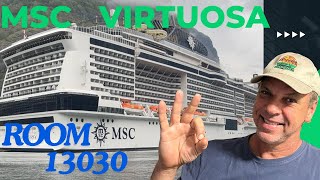 MSC VIRTUOSA balcony room 13030 tour [upl. by Hoeve]