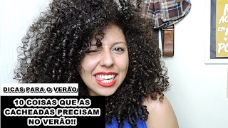 10 coisas que toda cacheada precisa fazer no verão no cabelo  Esteffany Marques [upl. by Bick]