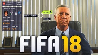 FIFA 18 TRANSFER NEGOTIATIONS GAMEPLAY [upl. by Arama]