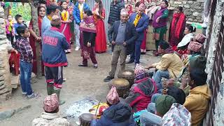 Dance in Panchebaja in Nepalese Wedding  Group Dance [upl. by Ormsby]