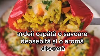 Cum să Faci Ardei Capia Umpluți cu Orez și Legume  How to Make Stuffed Bell Peppers 🌶️ [upl. by Adihahs]