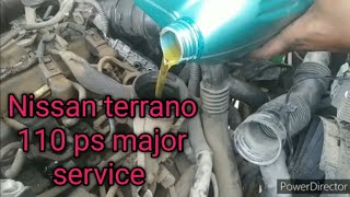 Nissan terrano major service Nissan terrano injector repair [upl. by Alenairam]