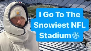 I Go To The Snowiest NFL Stadium Steelers  Bills [upl. by Alleon741]