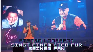 Pietro Lombardi singt für ein kleines Mädchen Wir Singen Lui in Kempten BigBox am 18032022 [upl. by Ailehpo425]