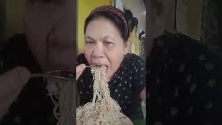 mokbang yummy pancit ASMR short vedio [upl. by Odnalo]