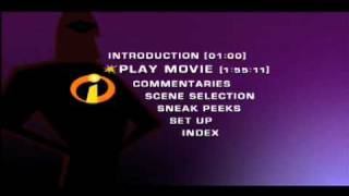 Incredibles DVD Menu [upl. by Fondea100]