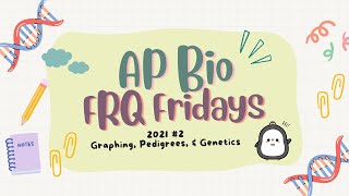 ✨AP Bio FRQ Friday 12 2021 2 Graphing Pedigree Genetics✨ [upl. by Tamah]