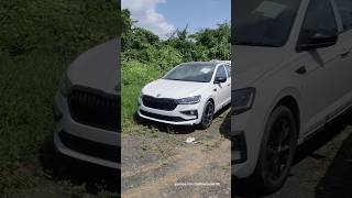 Skoda 2024 Slavia Monte Carlo RealLife Look amp Walkaround  Candy White amp Black Dual Tone Colour [upl. by Selia]