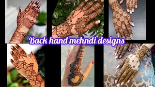 😎Trending Back hand mehndi designsEid Mehndi designseasy mehndi designmehndimehndidesignexplore [upl. by Standford630]