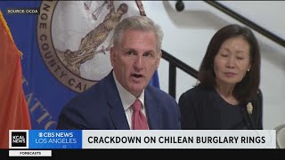 Orange County District Attorney calls for crackdown on Chilean theft rings operating in US [upl. by Rysler]