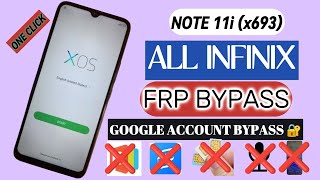 All Infinix Note 11i x693 FRP Bypass  One Click  Google Account Unlock  Free Tools [upl. by Gipps19]