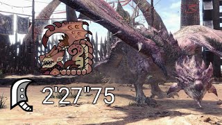 MHW Greatsword  Empress in Full Bloom II solo A rank 227quot75 [upl. by Wemolohtrab83]