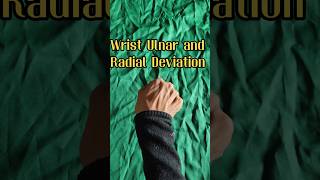 Wrist ulnar and radial deviation [upl. by Maxie284]