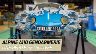 Une ALPINE A110 Gendarmerie 1971 délaissée pendant 30 ans revit [upl. by Aicnerolf375]