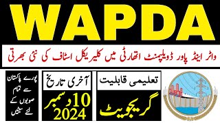 Wapda Jobs 2024  Wapda New Jobs Advertisment  Technical Job Info 10 [upl. by Walls]