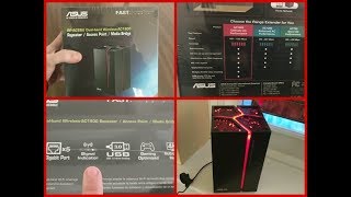 ASUS RPAC68U REPEATERRANGE EXTENDER UNBOXING amp SETUP [upl. by Eldoria]