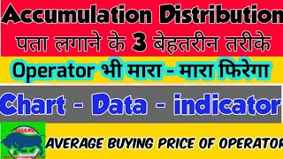 Accumulation distribution पता लगाने के 3 बेहतरीन तरीके  💰Accumulation distribution stock intraday [upl. by Accissej]