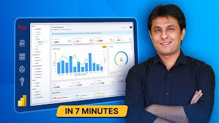 How to create Power BI Dashboard Report in 7 Minutes  PavanLalwani [upl. by Orozco]