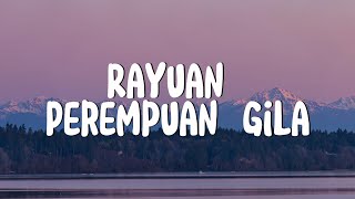 Rayuan Perempuan Gila  Nadin Amizah Lirik [upl. by Ramirolg677]