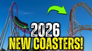 Top 5 Theme Parks Poised To Debut Epic NEW Coasters In 2026 [upl. by Enilhtak]