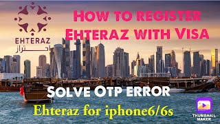 Ehteraz App for visa holders Ehteraz app for iPhone6  Ehteraz OTP error [upl. by Shawna178]