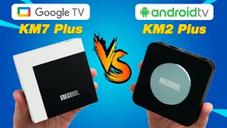 KM7 Plus vs KM2 Plus  Qual é o MELHOR TV BOX da MECOOL [upl. by Lenni679]