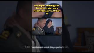 Ungkapan kebanggaan dan rasa syukur para Kadet Mahasiswa Unhan RI shorts short unhan kemhan [upl. by Yacov813]